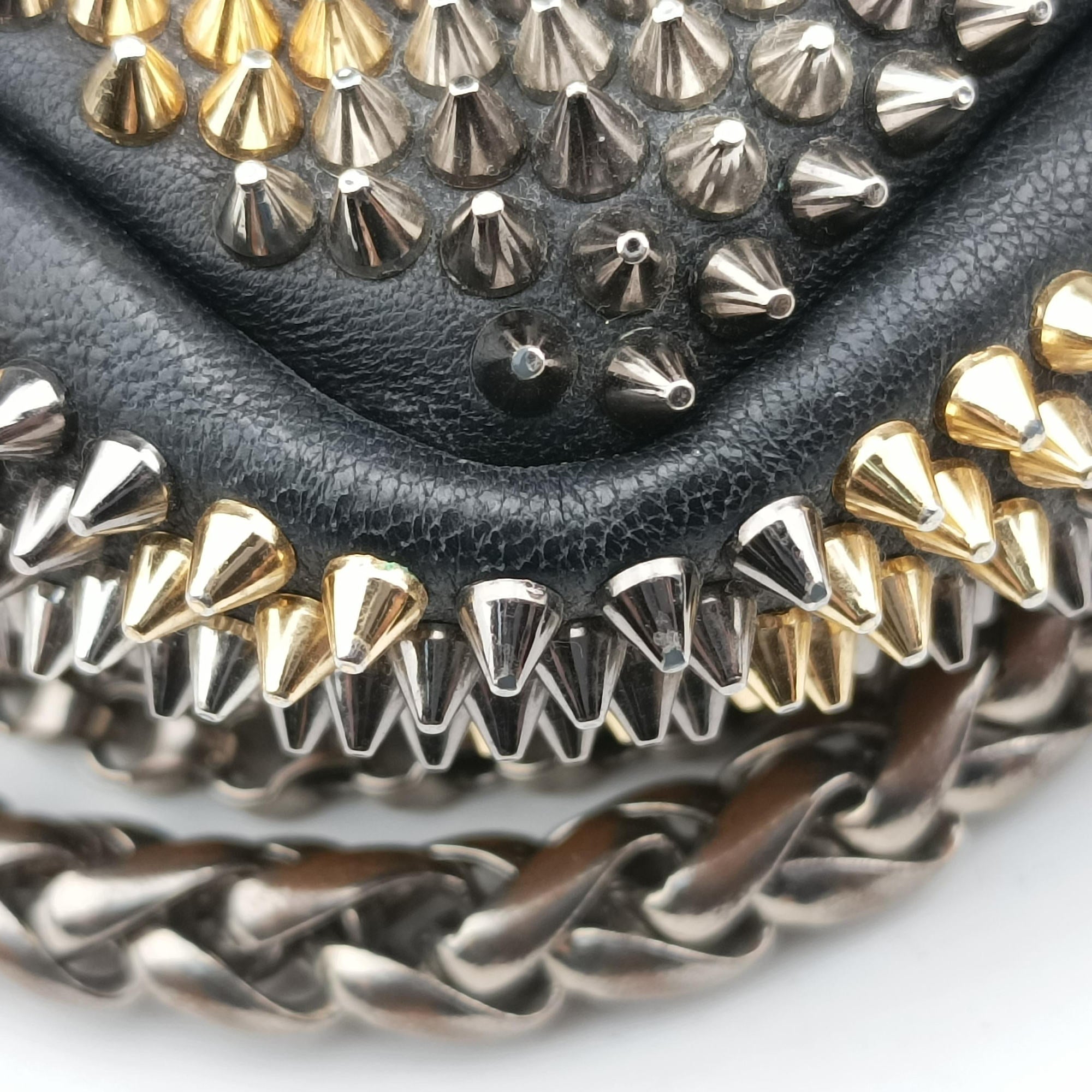Piloutin Black×Leopard Print Leather ピロタン ブラック×レオパード柄 レザー 