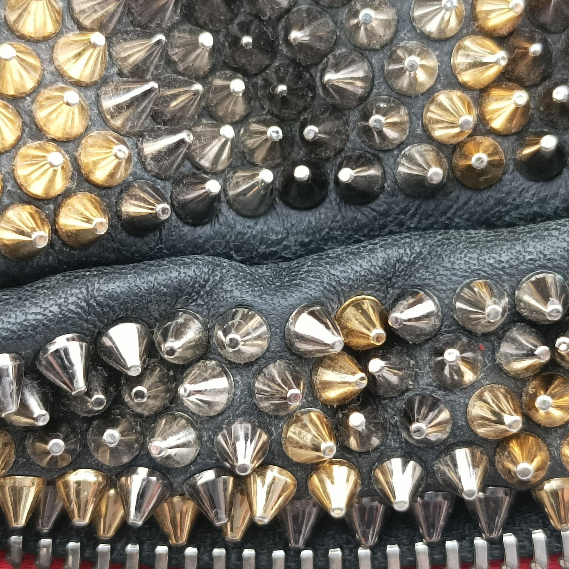 Piloutin Black×Leopard Print Leather ピロタン ブラック×レオパード柄 レザー 
