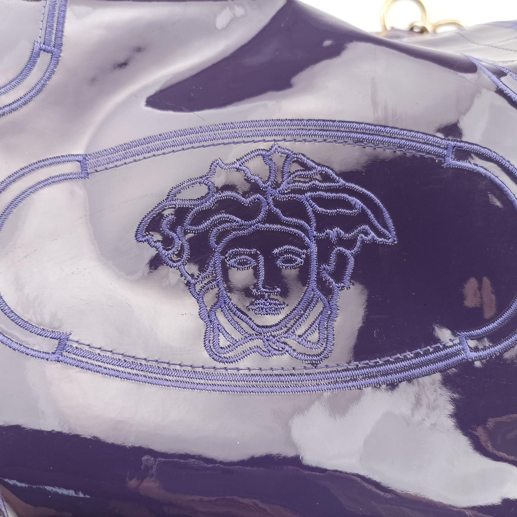 medusa Purple Patent Leather メドゥーサ パープル パテント 
