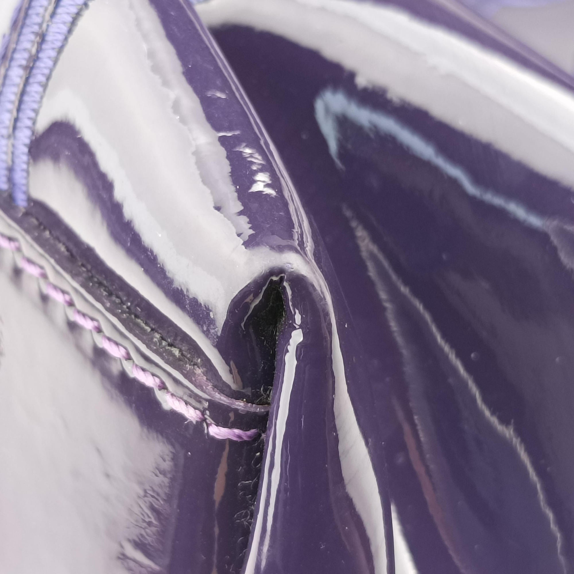 medusa Purple Patent Leather メドゥーサ パープル パテント 
