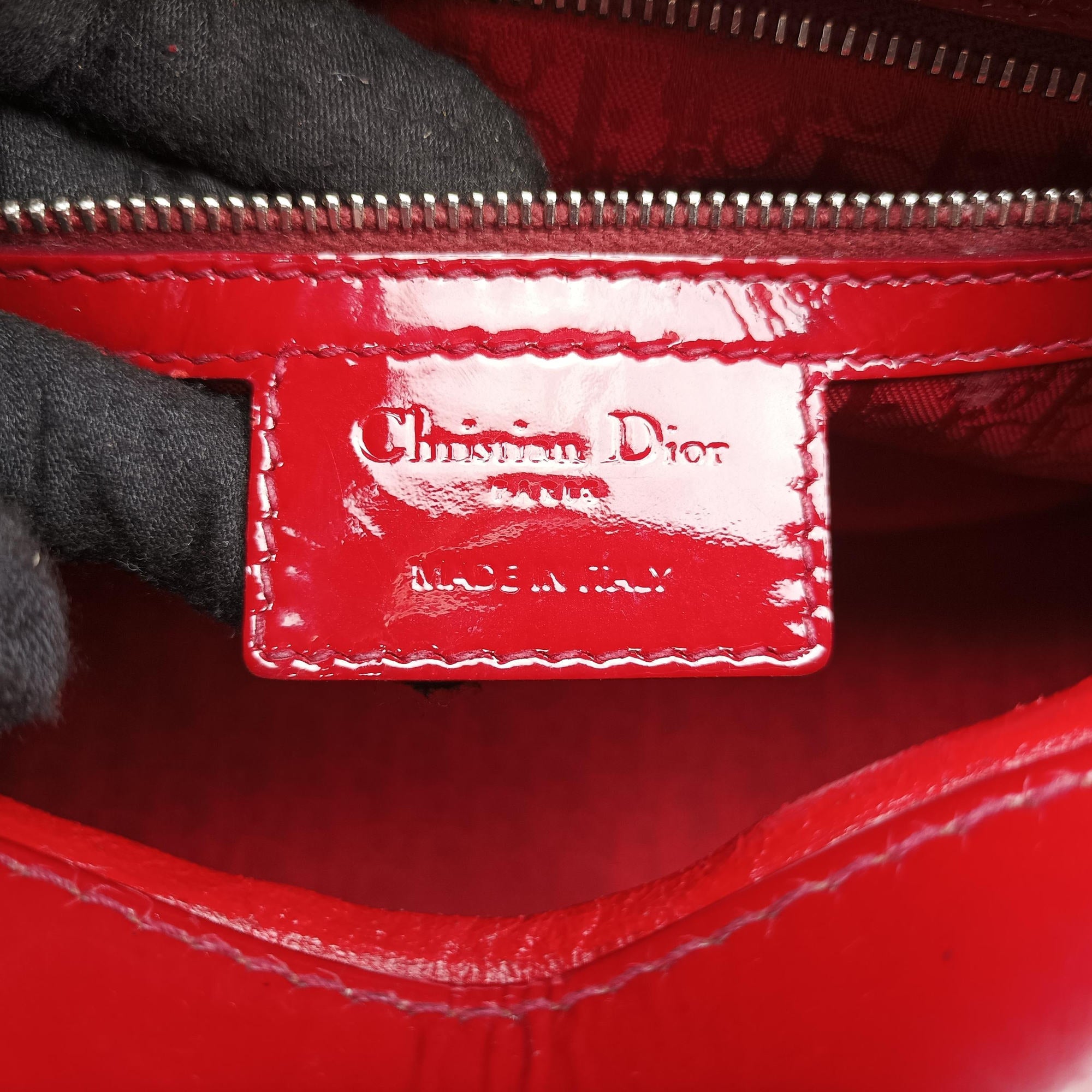 Lady Dior Red patent 16-BO-0131 Bレディディオール レッド パテント 16-BO-0131 B