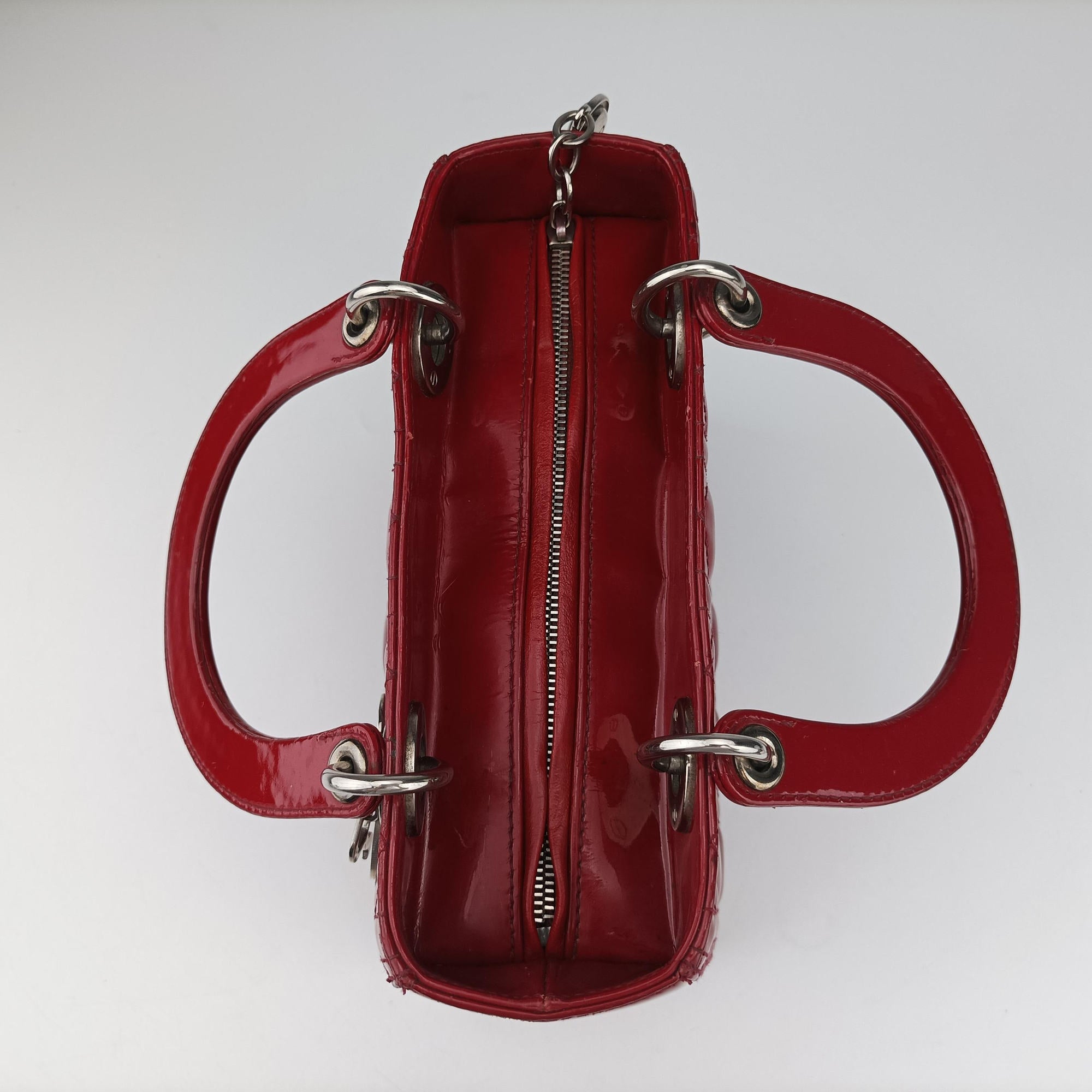 Lady Dior Red patent 16-BO-0131 Bレディディオール レッド パテント 16-BO-0131 B