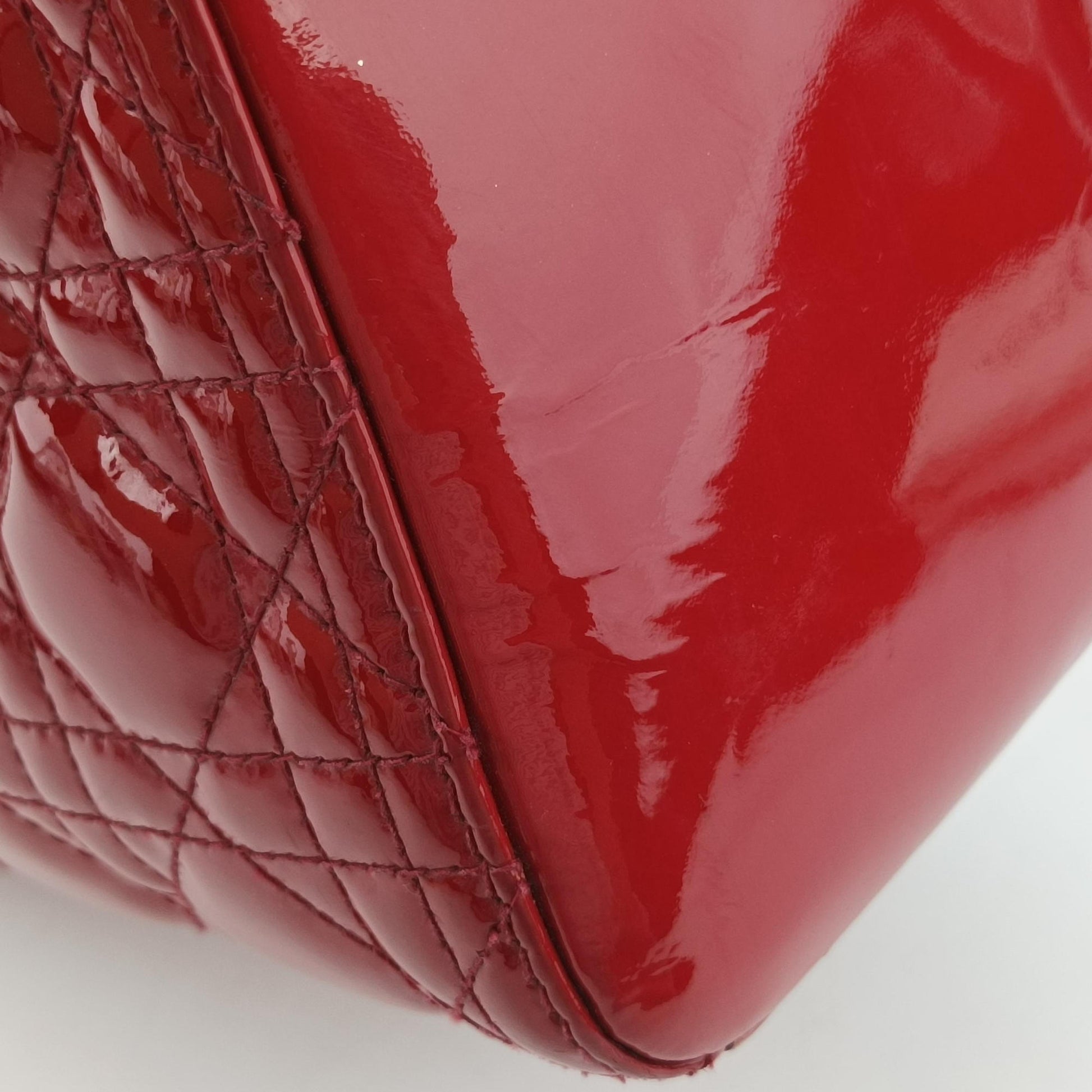 Lady Dior Red patent 16-BO-0131 Bレディディオール レッド パテント 16-BO-0131 B