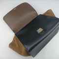 Trapeze Brown × Black ×Beige Snakeskin × Leather S-CU-1102トラペーズミディアム ブラウン × ブラック ×ベージュ スネークスキン × レザー S-CU-1102
