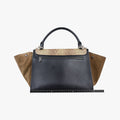 Trapeze Brown × Black ×Beige Snakeskin × Leather S-CU-1102トラペーズミディアム ブラウン × ブラック ×ベージュ スネークスキン × レザー S-CU-1102