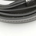 Triangle logo Silver Saffiano Leather 1DH030 85トライアングルロゴ シルバー サフィアーノレザー 1DH030 85