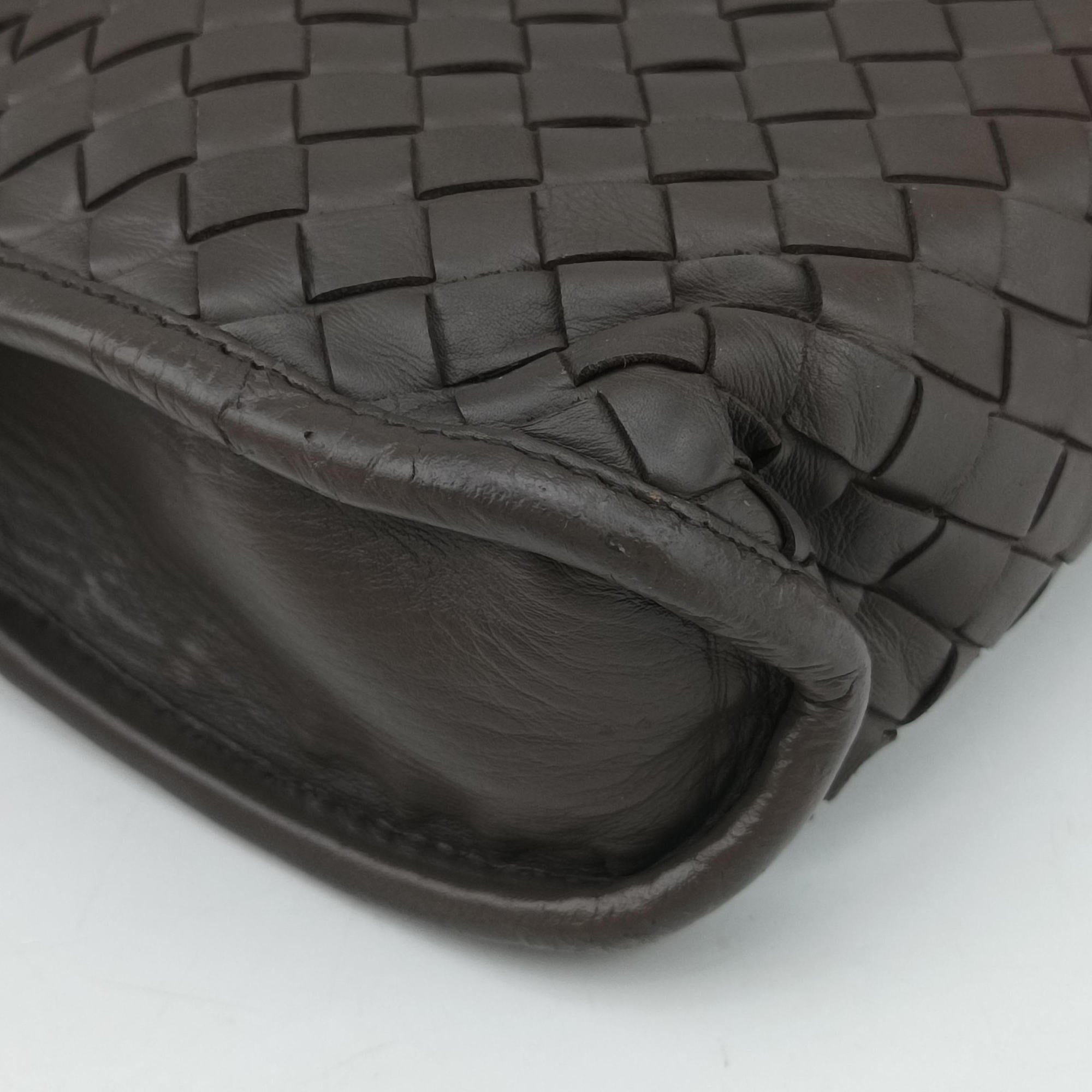 Intrecciato Brown lambskin B00028619Zイントレチャート ブラウン ラムスキン B00028619Z