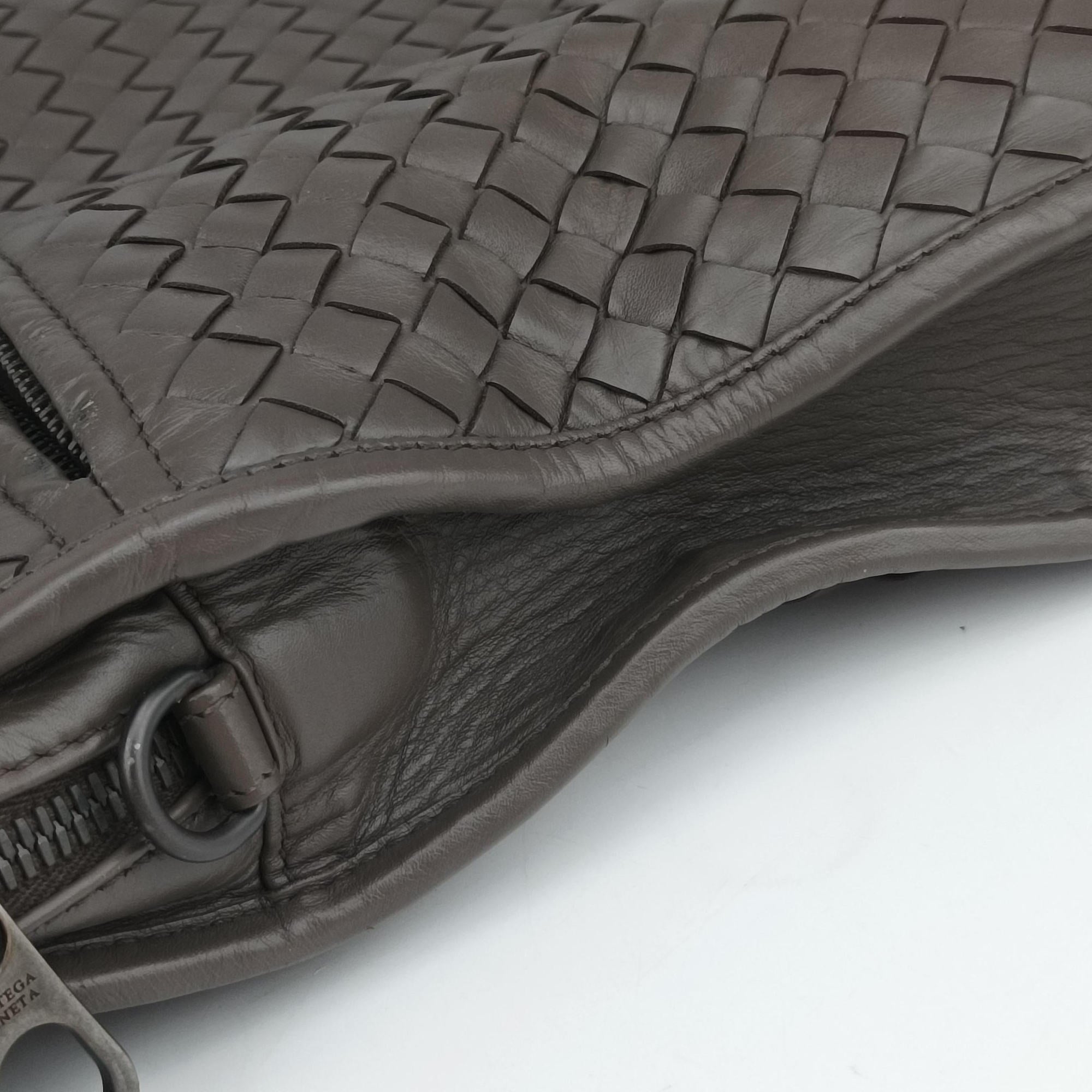 Intrecciato Brown lambskin B00028619Zイントレチャート ブラウン ラムスキン B00028619Z