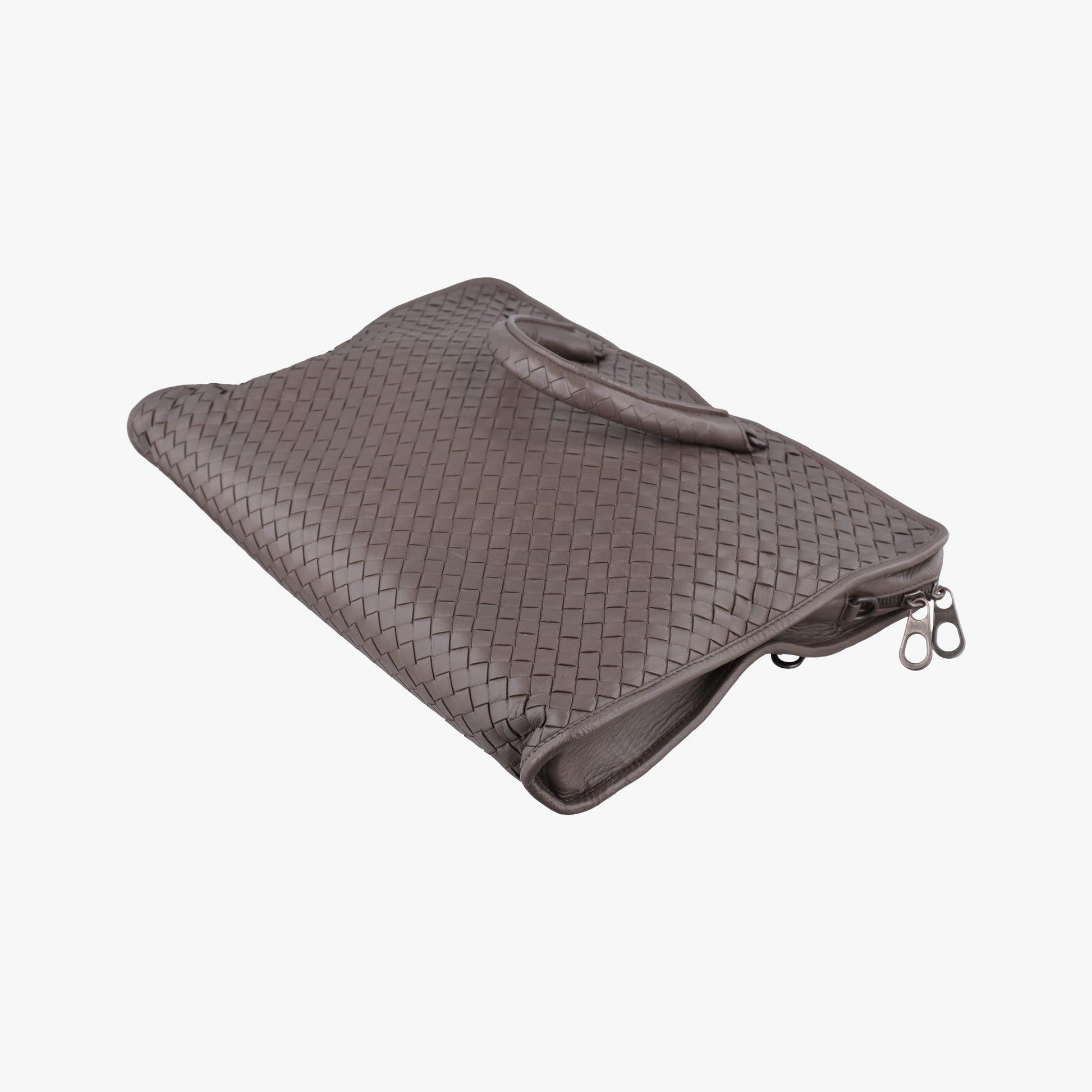 Intrecciato Brown lambskin B00028619Zイントレチャート ブラウン ラムスキン B00028619Z