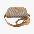 Pre-owned Gucci Marrakech Messenger Brown canvasxLeather 257024 shoulderbag | stylenewstar