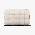Padded CASSETTE White lambskin B08847226N IC Chipパデッド カセット ホワイト ラムスキン B08847226N ICチップ