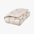 Padded CASSETTE White lambskin B08847226N IC Chipパデッド カセット ホワイト ラムスキン B08847226N ICチップ