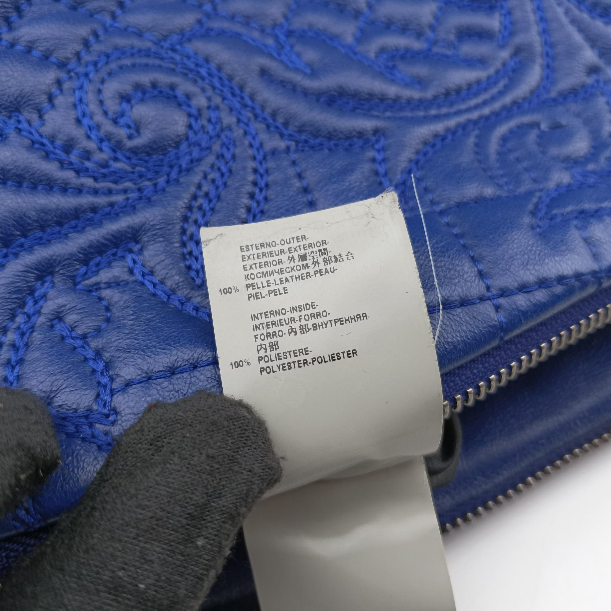 Vanitas Blue Leather ヴァニタス ブルー レザー 