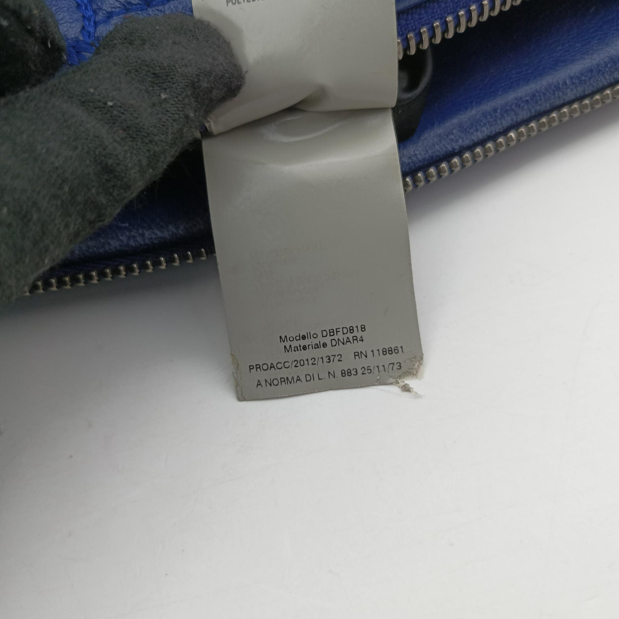 Vanitas Blue Leather ヴァニタス ブルー レザー 