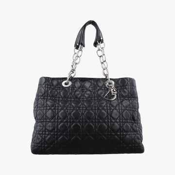 Cannage Dior Soft Shopping Black lambskin 26-MA-0111ディオールソフト ブラック ラムスキン 26-MA-0111