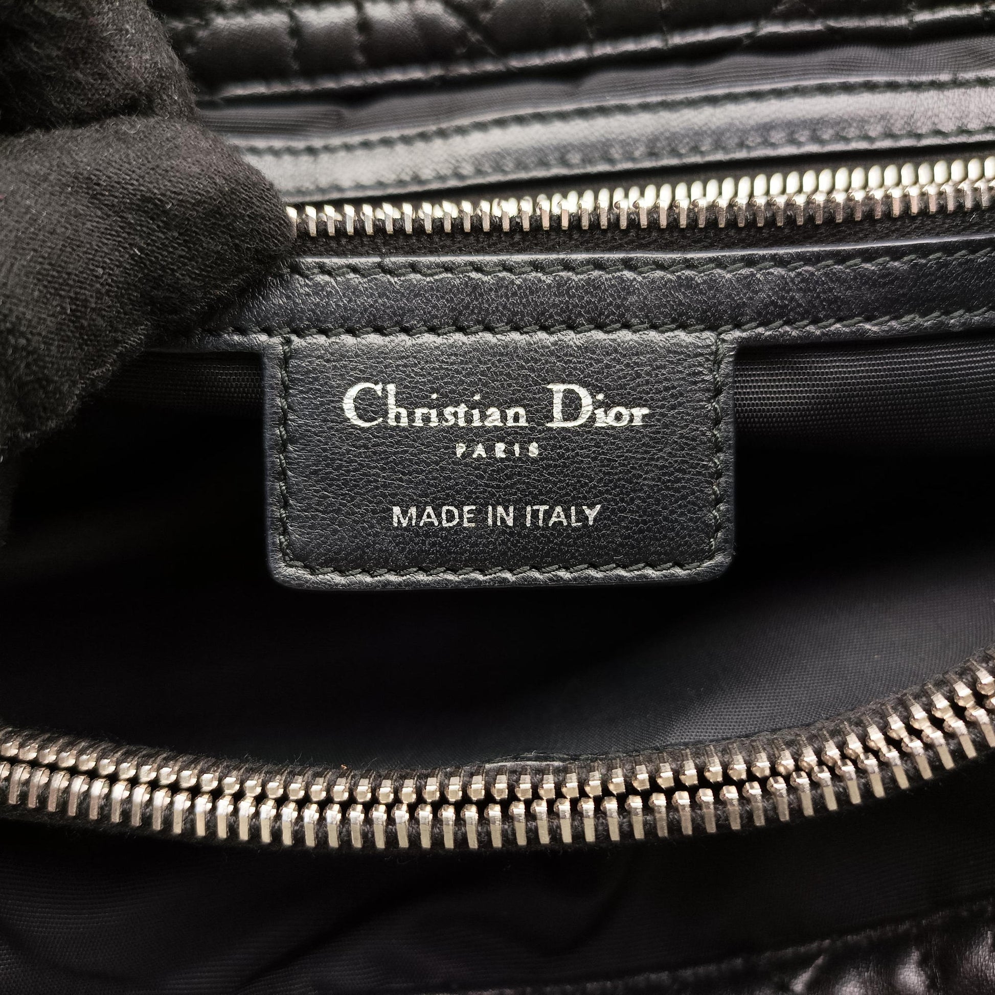 Cannage Dior Soft Shopping Black lambskin 26-MA-0111ディオールソフト ブラック ラムスキン 26-MA-0111