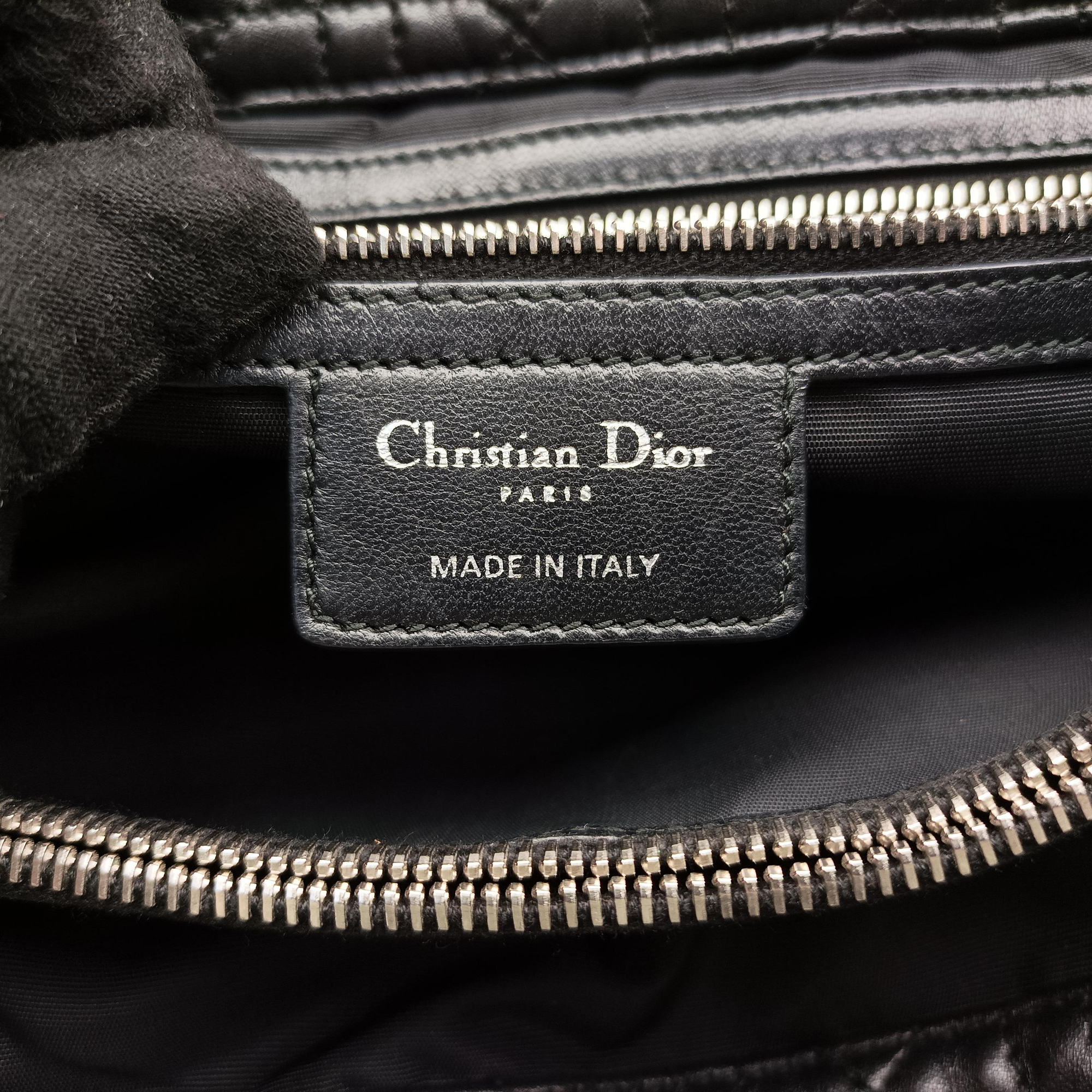 Cannage Dior Soft Shopping Black lambskin 26-MA-0111ディオールソフト ブラック ラムスキン 26-MA-0111