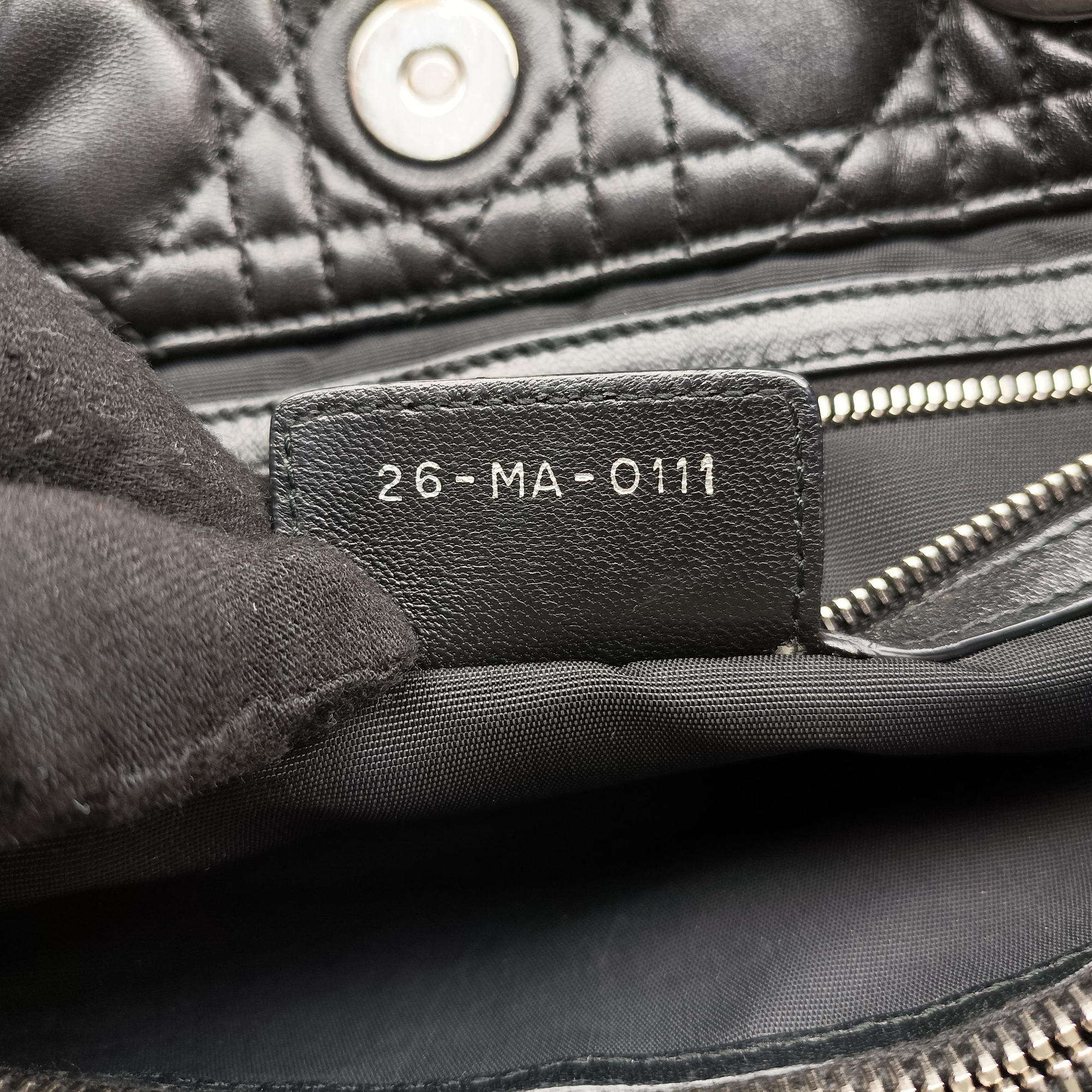 Cannage Dior Soft Shopping Black lambskin 26-MA-0111ディオールソフト ブラック ラムスキン 26-MA-0111
