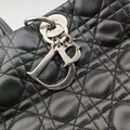Cannage Dior Soft Shopping Black lambskin 26-MA-0111ディオールソフト ブラック ラムスキン 26-MA-0111