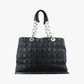 Cannage Dior Soft Shopping Black lambskin 26-MA-0111ディオールソフト ブラック ラムスキン 26-MA-0111