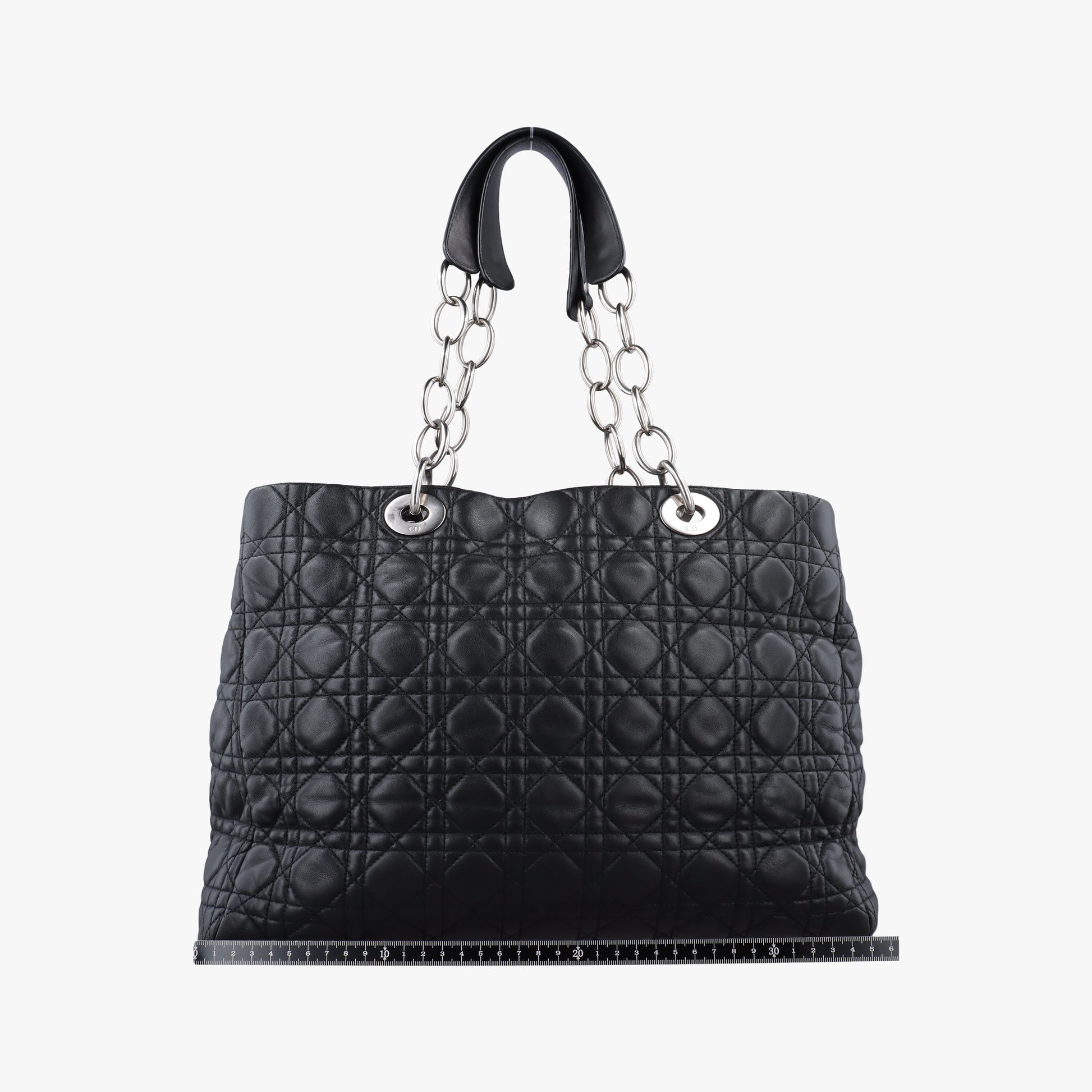 Cannage Dior Soft Shopping Black lambskin 26-MA-0111ディオールソフト ブラック ラムスキン 26-MA-0111