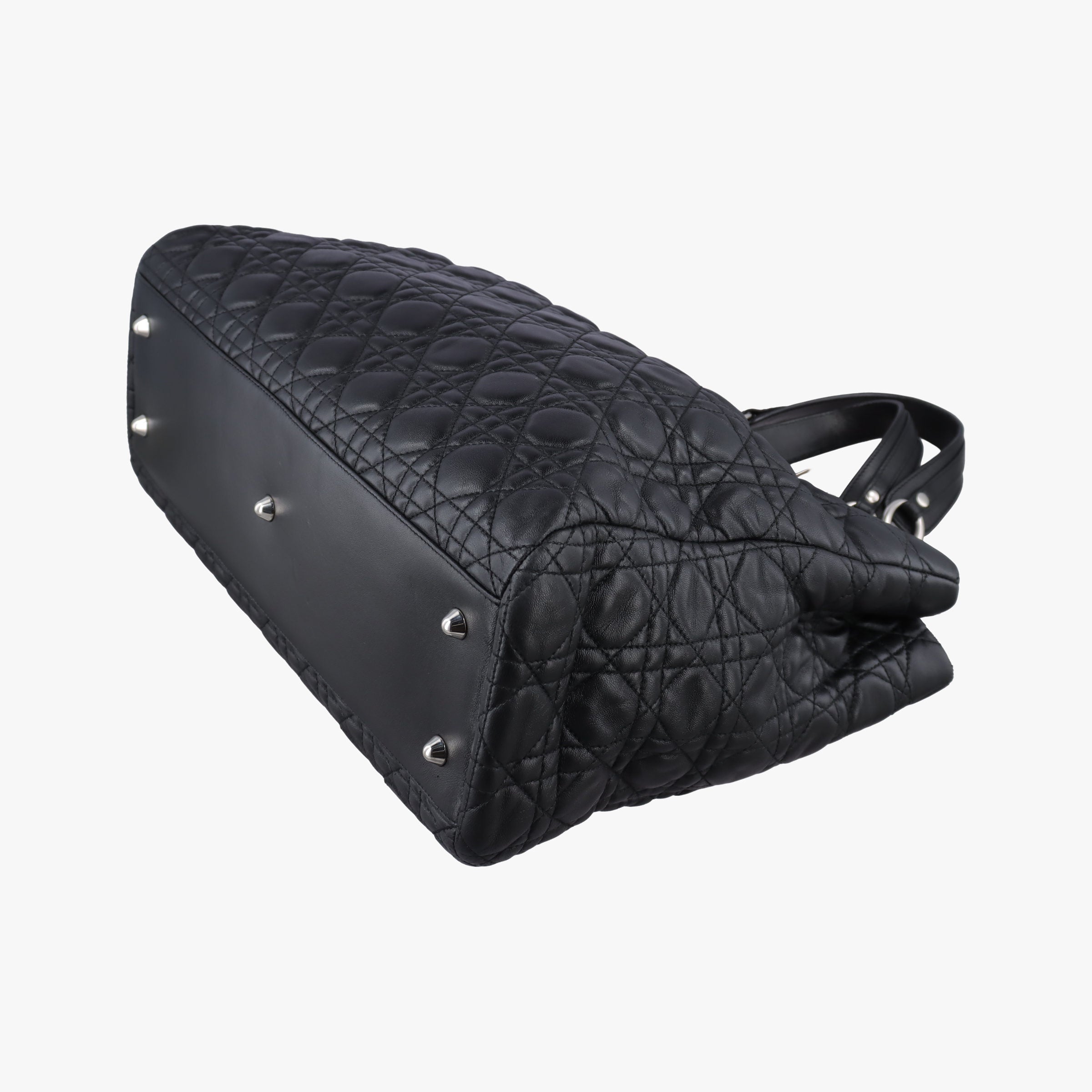 Cannage Dior Soft Shopping Black lambskin 26-MA-0111ディオールソフト ブラック ラムスキン 26-MA-0111