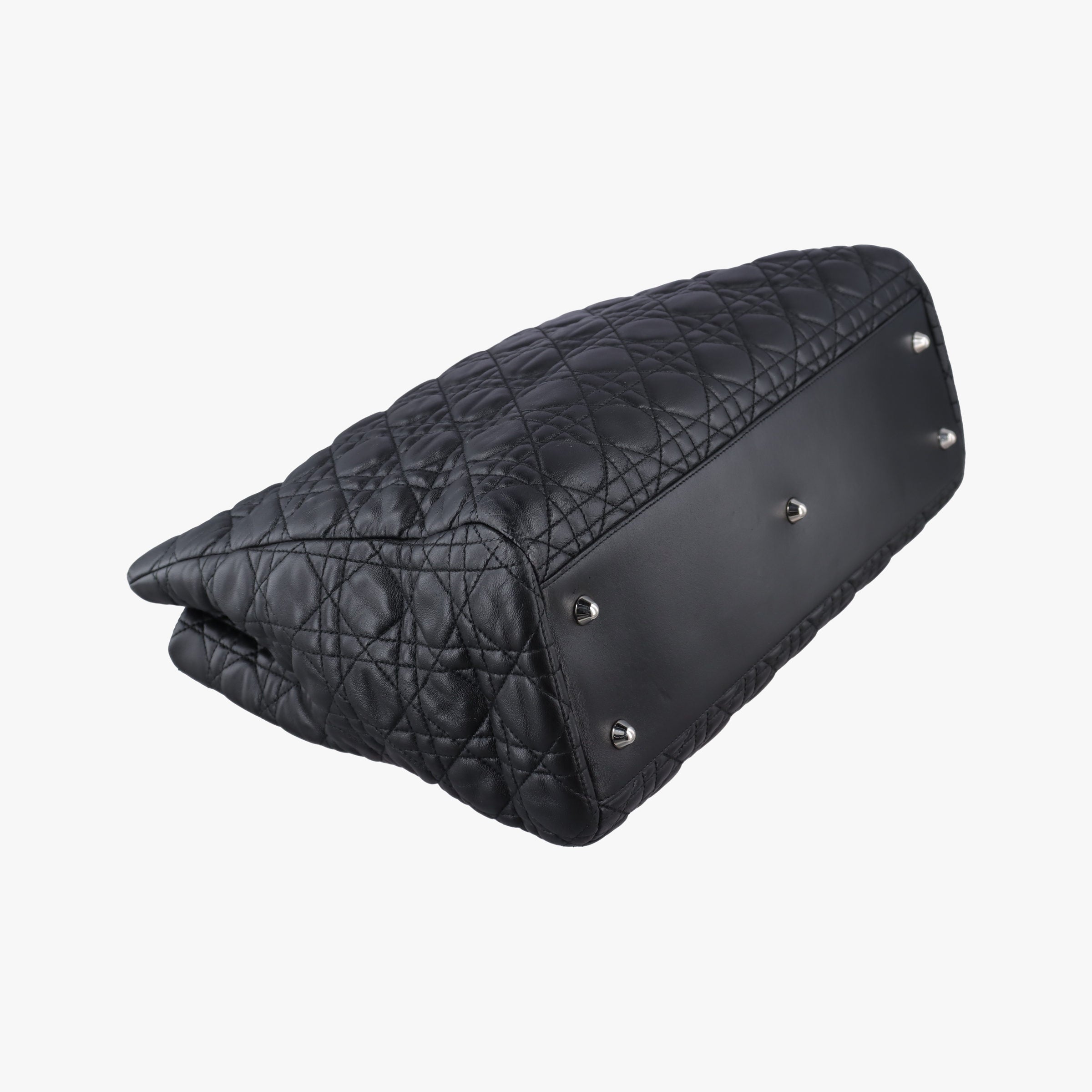 Cannage Dior Soft Shopping Black lambskin 26-MA-0111ディオールソフト ブラック ラムスキン 26-MA-0111
