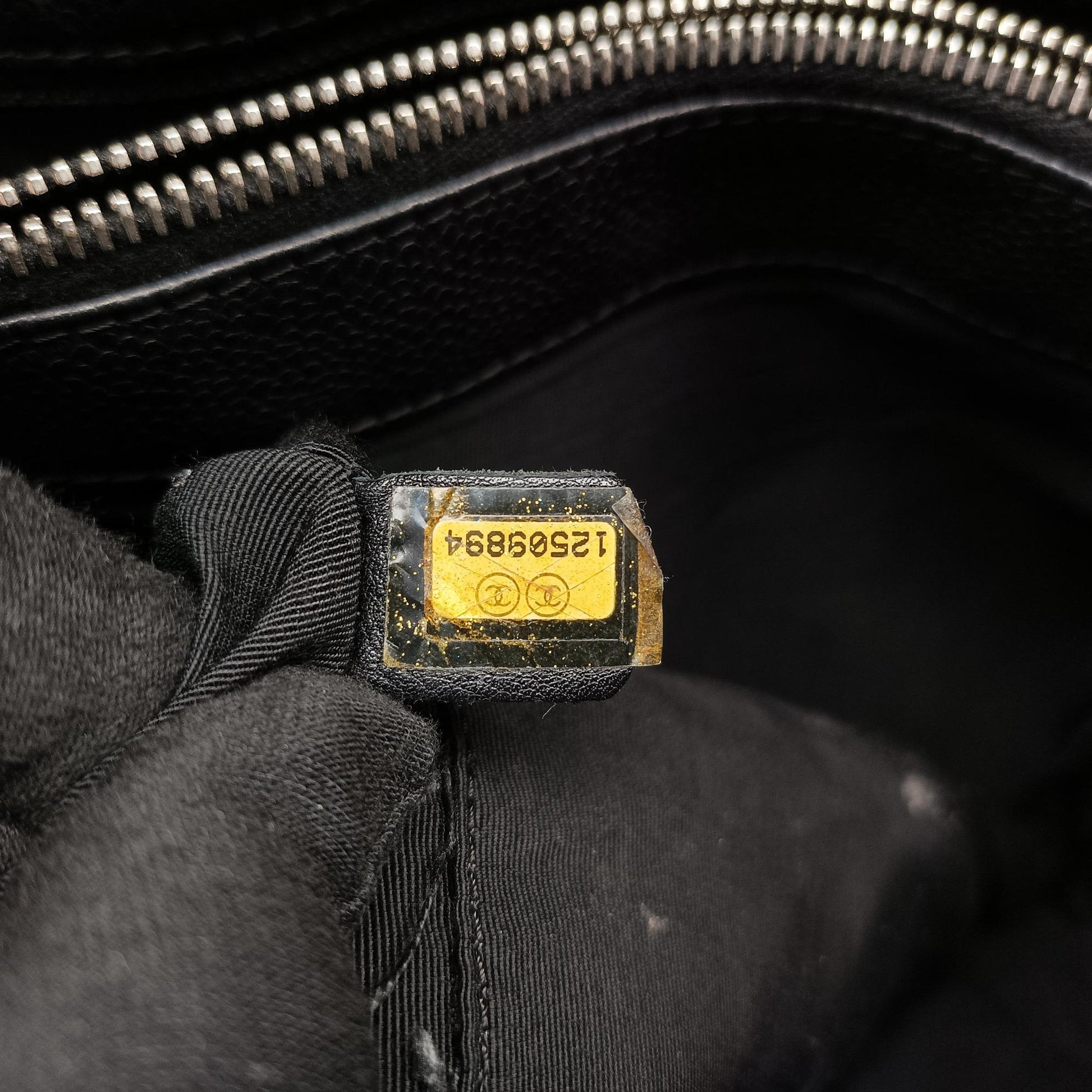 Matelasse Cocomark GST Black caviar skin A20995 12509894マトラッセ ココマークGST ブラック キャビアスキン A20995 12509894