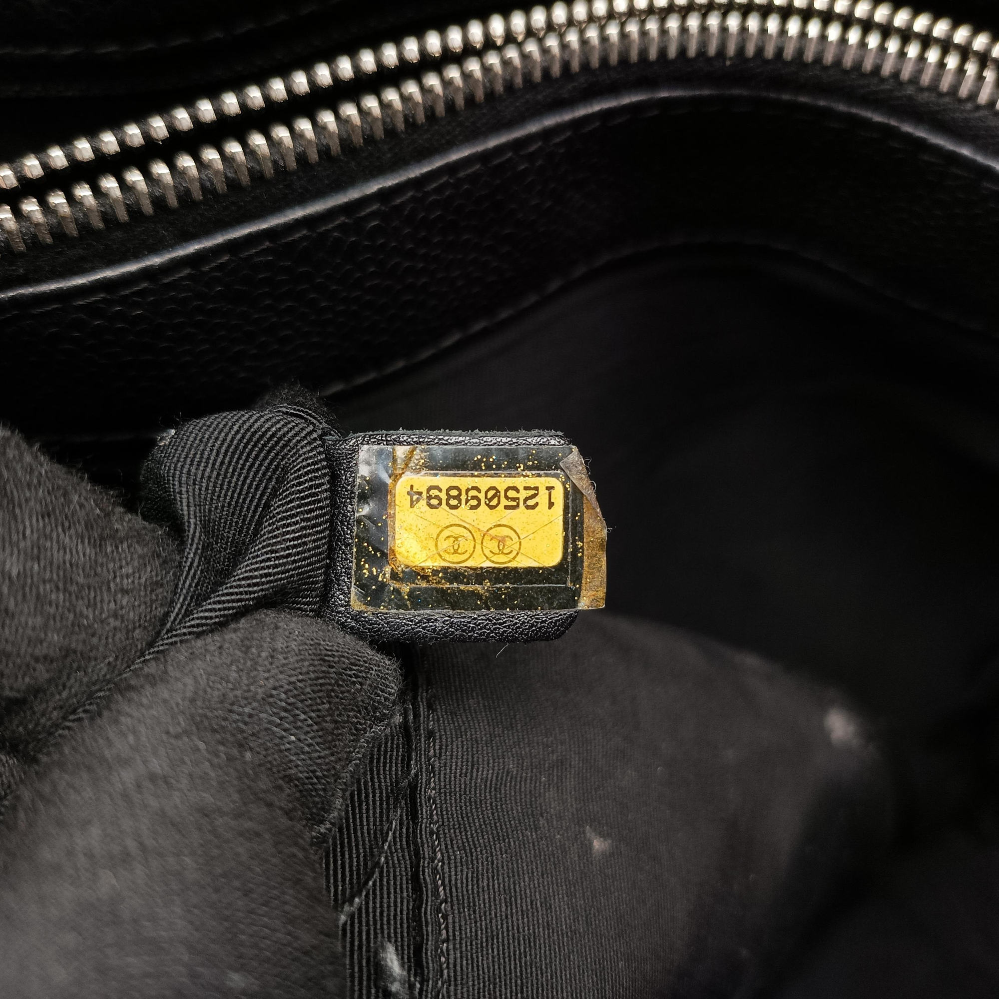 Matelasse Cocomark GST Black caviar skin A20995 12509894マトラッセ ココマークGST ブラック キャビアスキン A20995 12509894