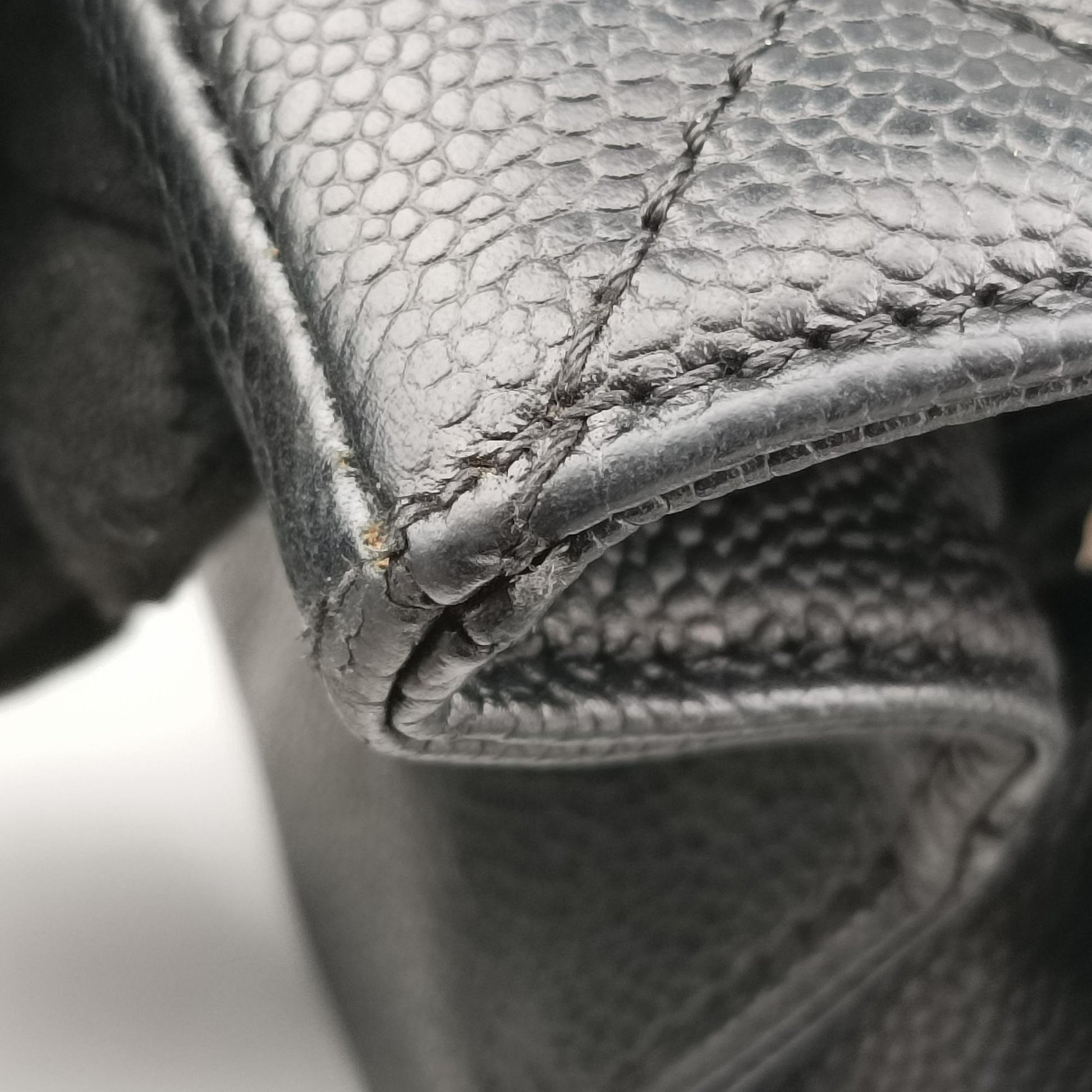 Matelasse Cocomark GST Black caviar skin A20995 12509894マトラッセ ココマークGST ブラック キャビアスキン A20995 12509894