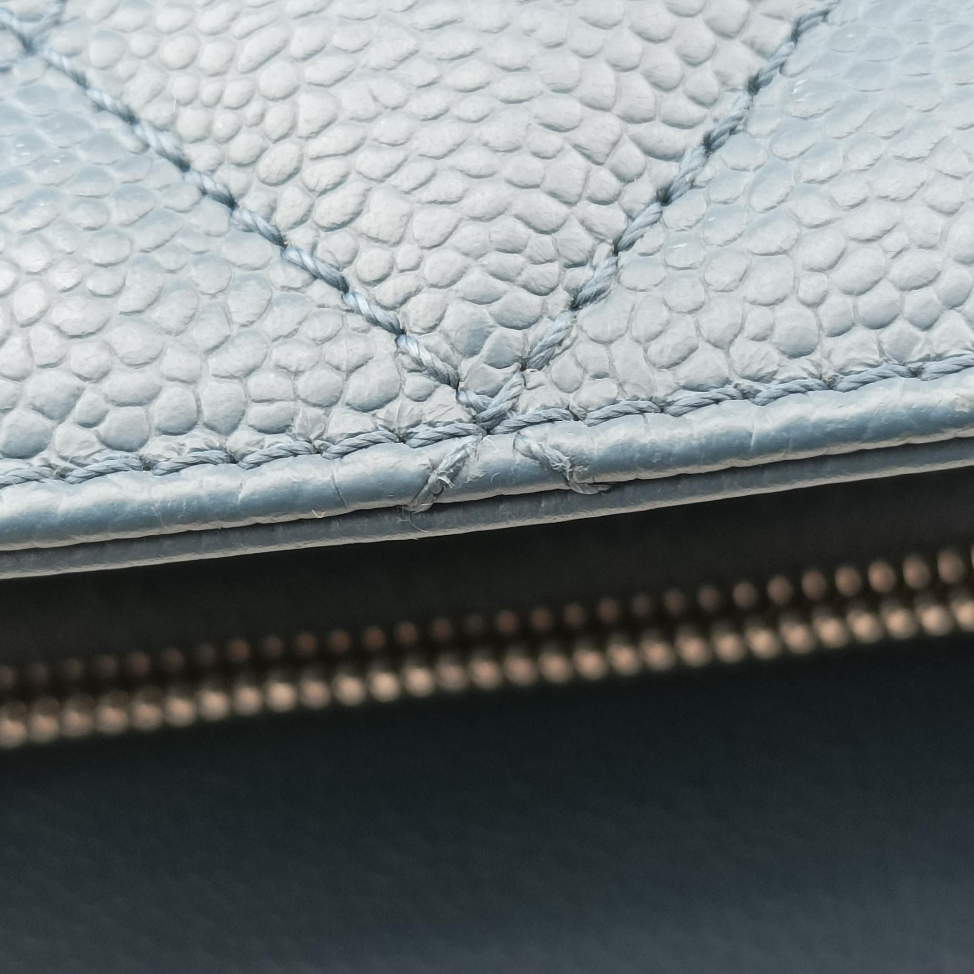 Matelasse Cocomark GST Blue caviar skin A50995 19750568マトラッセ ココマークGST ブルー キャビアスキン A50995 19750568