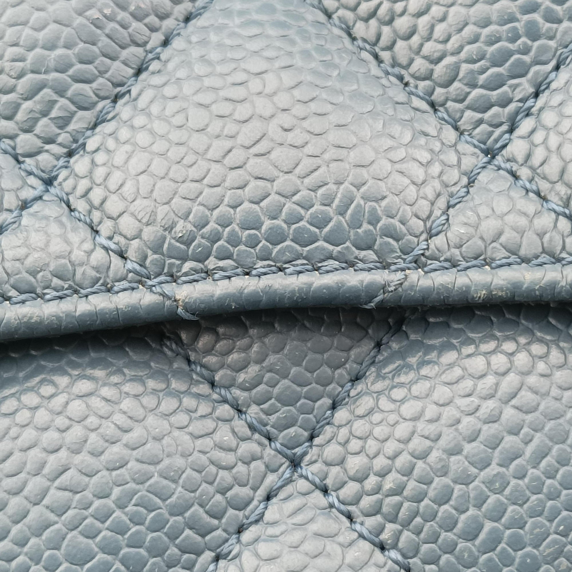 Matelasse Cocomark GST Blue caviar skin A50995 19750568マトラッセ ココマークGST ブルー キャビアスキン A50995 19750568