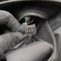 Flora Black Leather×Canvas 145857 E010120725フローラ ブラック レザー×キャンバス 145857 E010120725