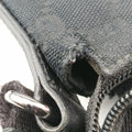 Flora Black Leather×Canvas 145857 E010120725フローラ ブラック レザー×キャンバス 145857 E010120725