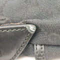 Flora Black Leather×Canvas 145857 E010120725フローラ ブラック レザー×キャンバス 145857 E010120725