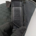 Flora Black Leather×Canvas 145857 E010120725フローラ ブラック レザー×キャンバス 145857 E010120725