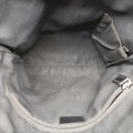 Flora Black Leather×Canvas 145857 E010120725フローラ ブラック レザー×キャンバス 145857 E010120725