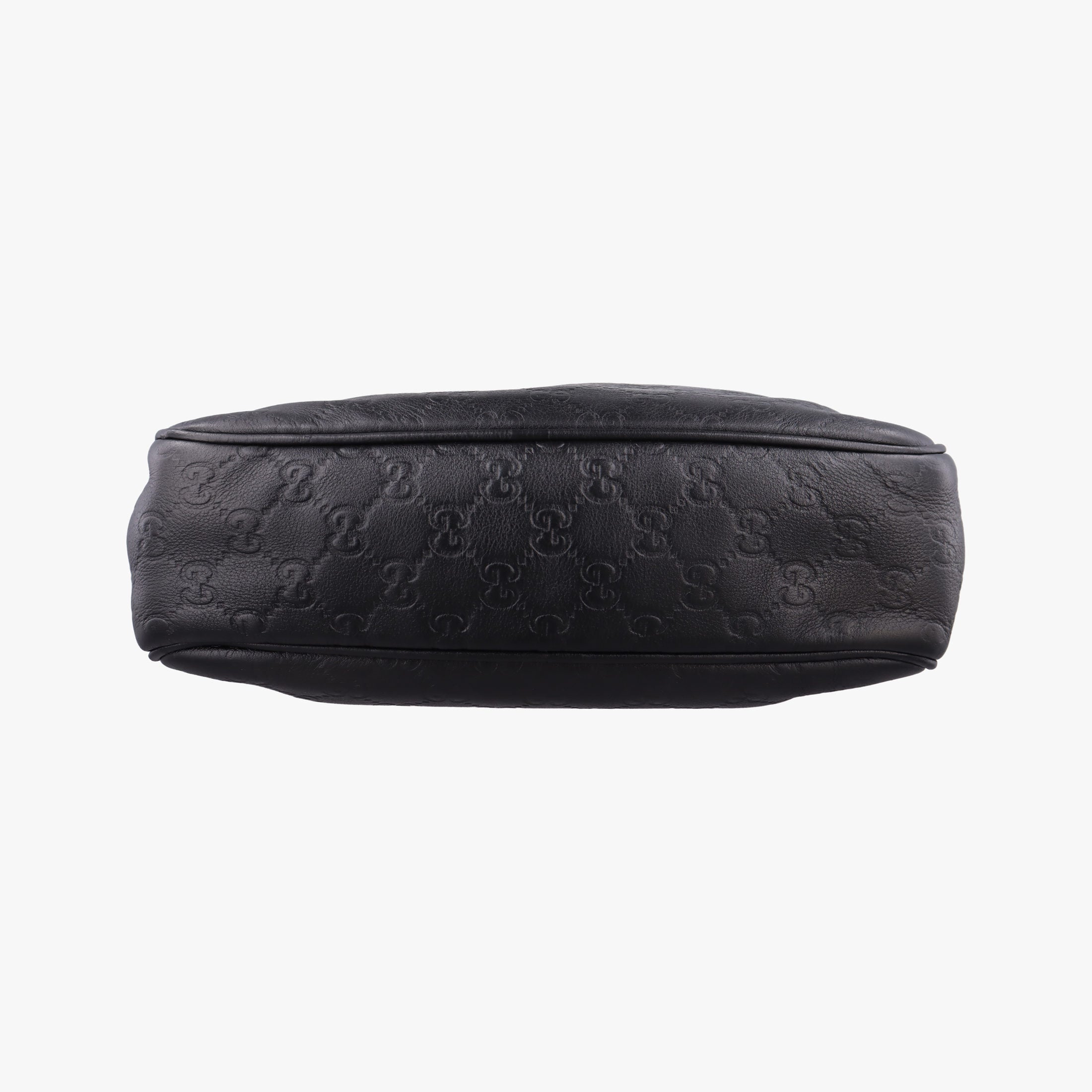 GG Imprime Messenger Black Leather 201448 F011091114GGインプリメ メッセンジャー ブラック レザー 201448 F011091114