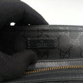 GG Imprime Messenger Black PVC coated canvas x Leather 295257 C015428261GG インプライム メッセンジャー ブラック PVCコーティングキャンバス x レザー 295257 C015428261