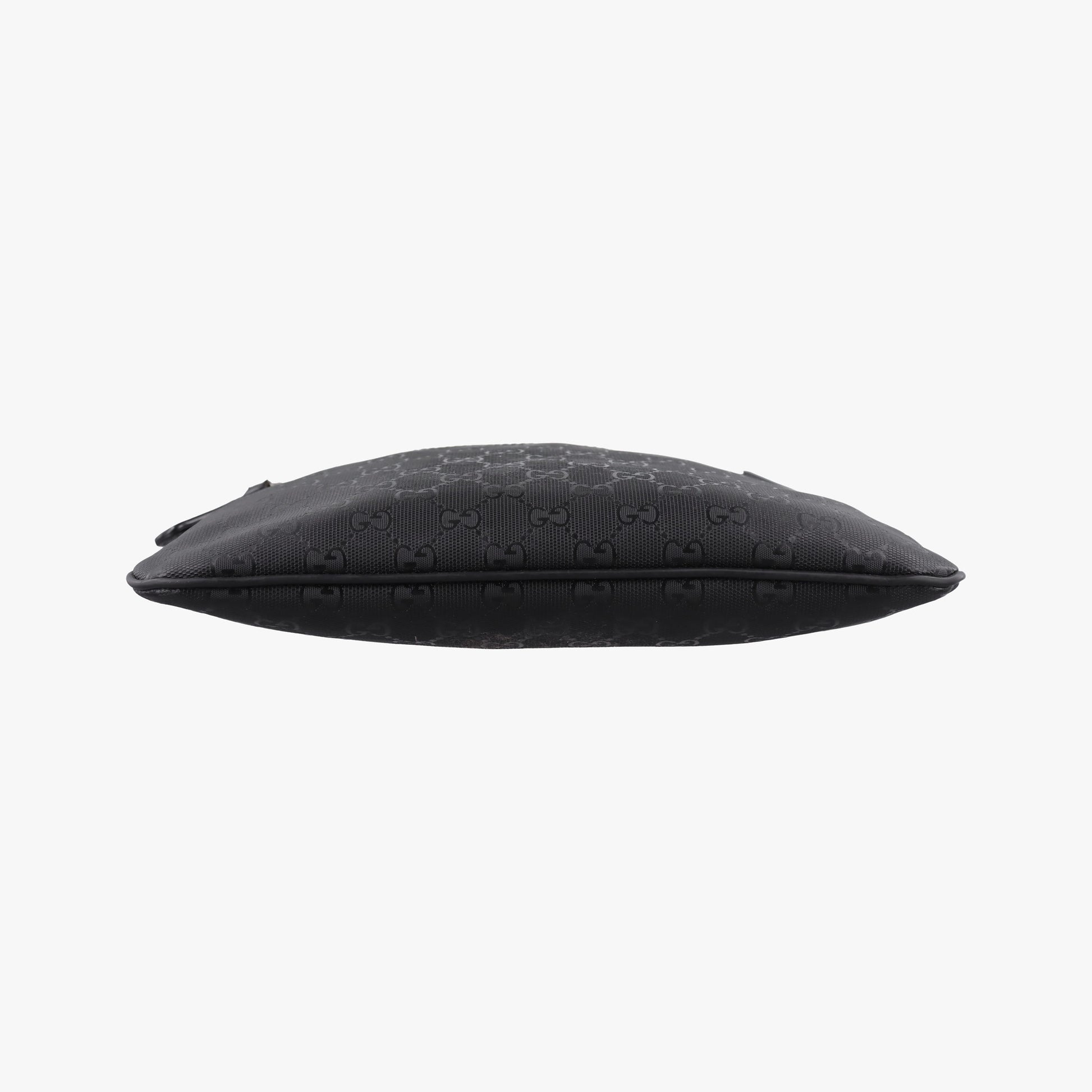 GG Imprime Messenger Black PVC coated canvas x Leather 295257 C015428261GG インプライム メッセンジャー ブラック PVCコーティングキャンバス x レザー 295257 C015428261
