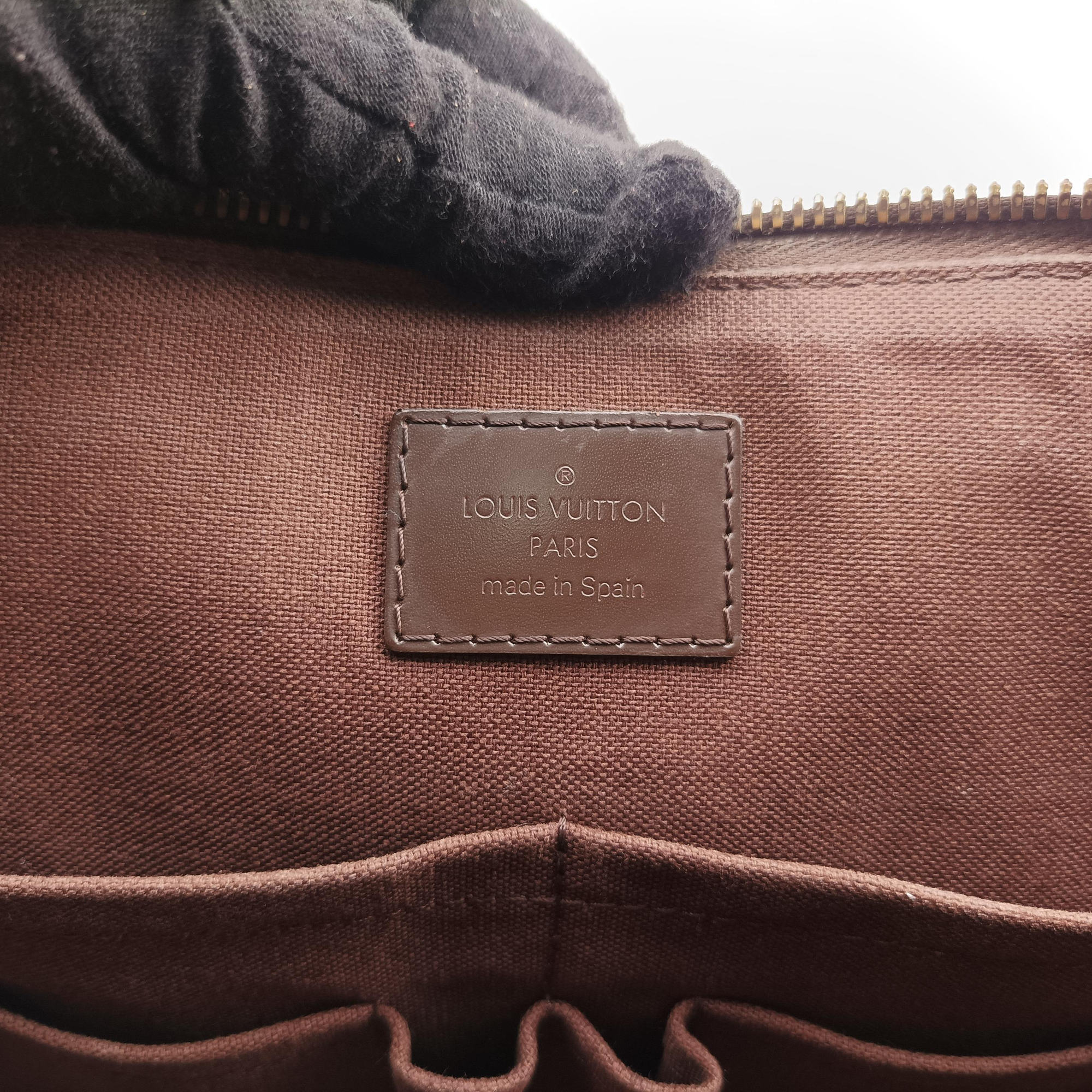 Porte-Documents Jour EBENE Damier Canvas N42242 CA4104ポルトドキュマンジュール エベヌ ダミエキャンバス N42242 CA4104