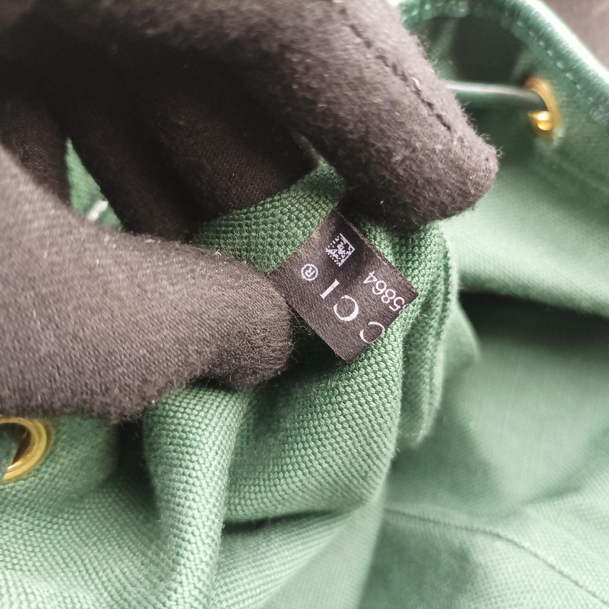 100th Anniversary Ophidia Mini Bucket Green×Multi-color Canvas×Leather 676682 I035885864100周年記念 オフィディア ミニ バケツ グリーン×マルチ キャンバス×レザー 676682 I035885864