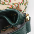 100th Anniversary Ophidia Mini Bucket Green×Multi-color Canvas×Leather 676682 I035885864100周年記念 オフィディア ミニ バケツ グリーン×マルチ キャンバス×レザー 676682 I035885864