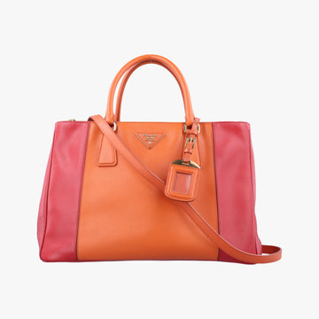 Galleria Orange×red SAFFIANO Leather BN1844 31/Aガレリア オレンジ×レッド サフィアーノレザー BN1844 31/A