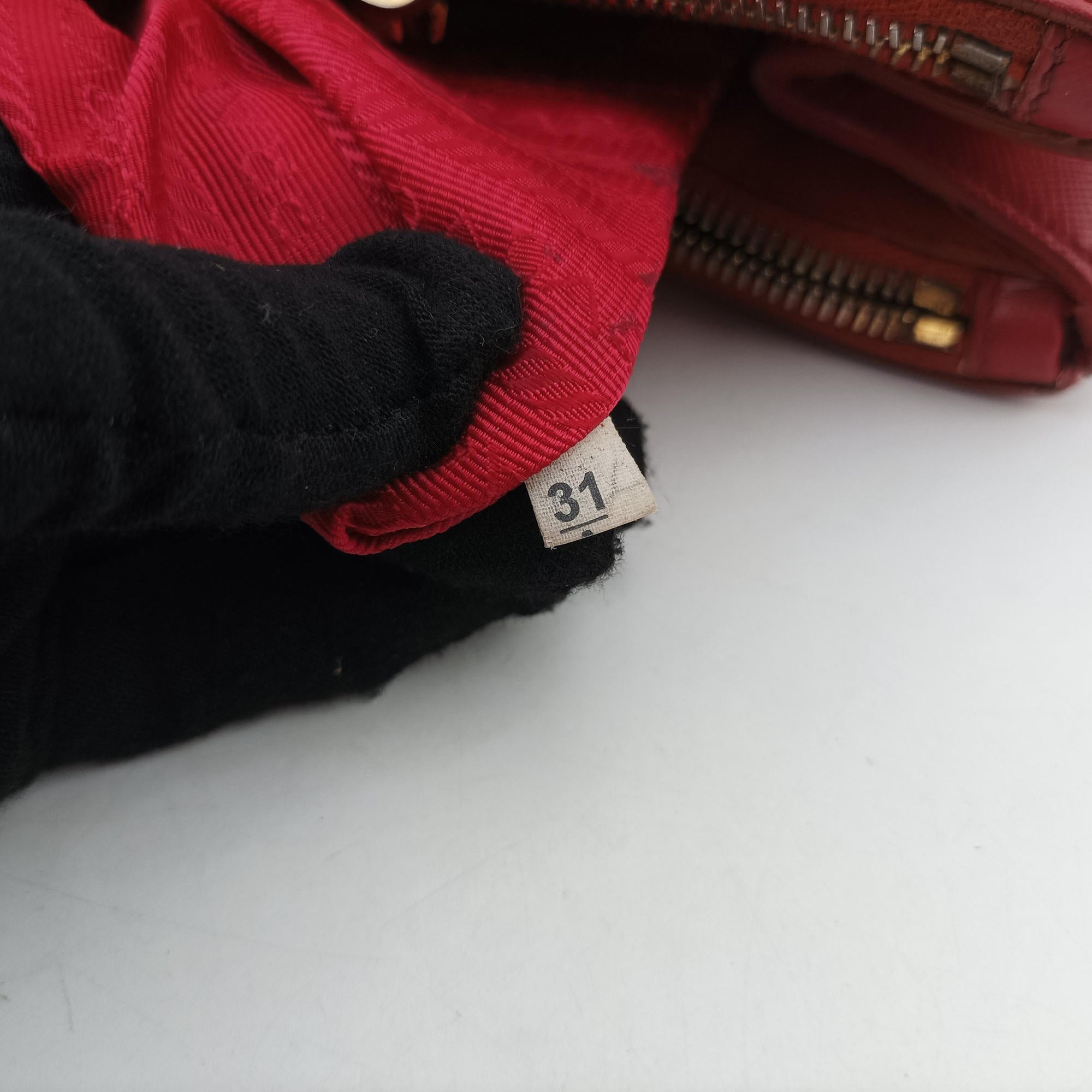 Galleria Orange×red SAFFIANO Leather BN1844 31/Aガレリア オレンジ×レッド サフィアーノレザー BN1844 31/A