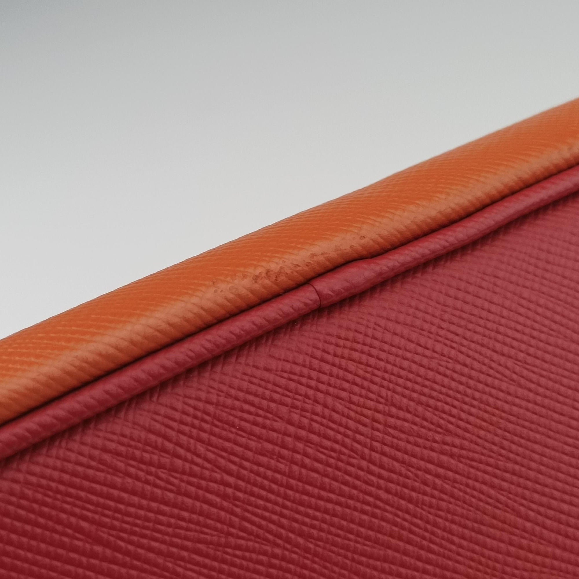 Galleria Orange×red SAFFIANO Leather BN1844 31/Aガレリア オレンジ×レッド サフィアーノレザー BN1844 31/A