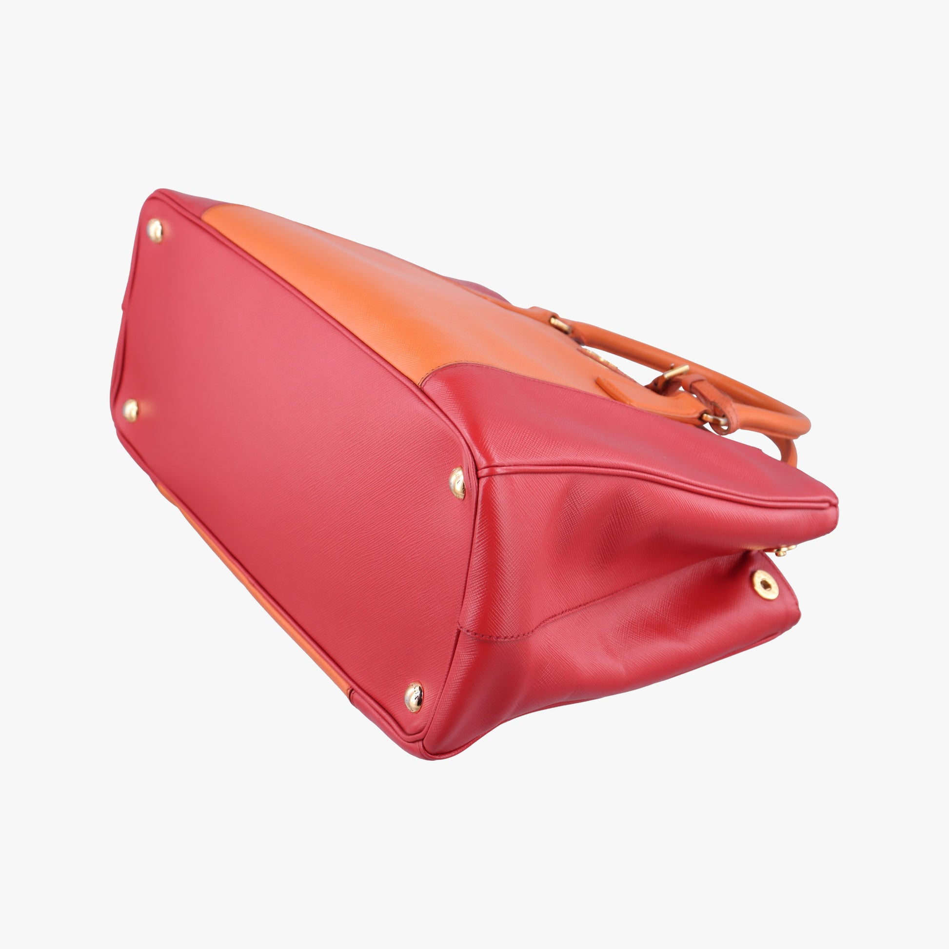 Galleria Orange×red SAFFIANO Leather BN1844 31/Aガレリア オレンジ×レッド サフィアーノレザー BN1844 31/A