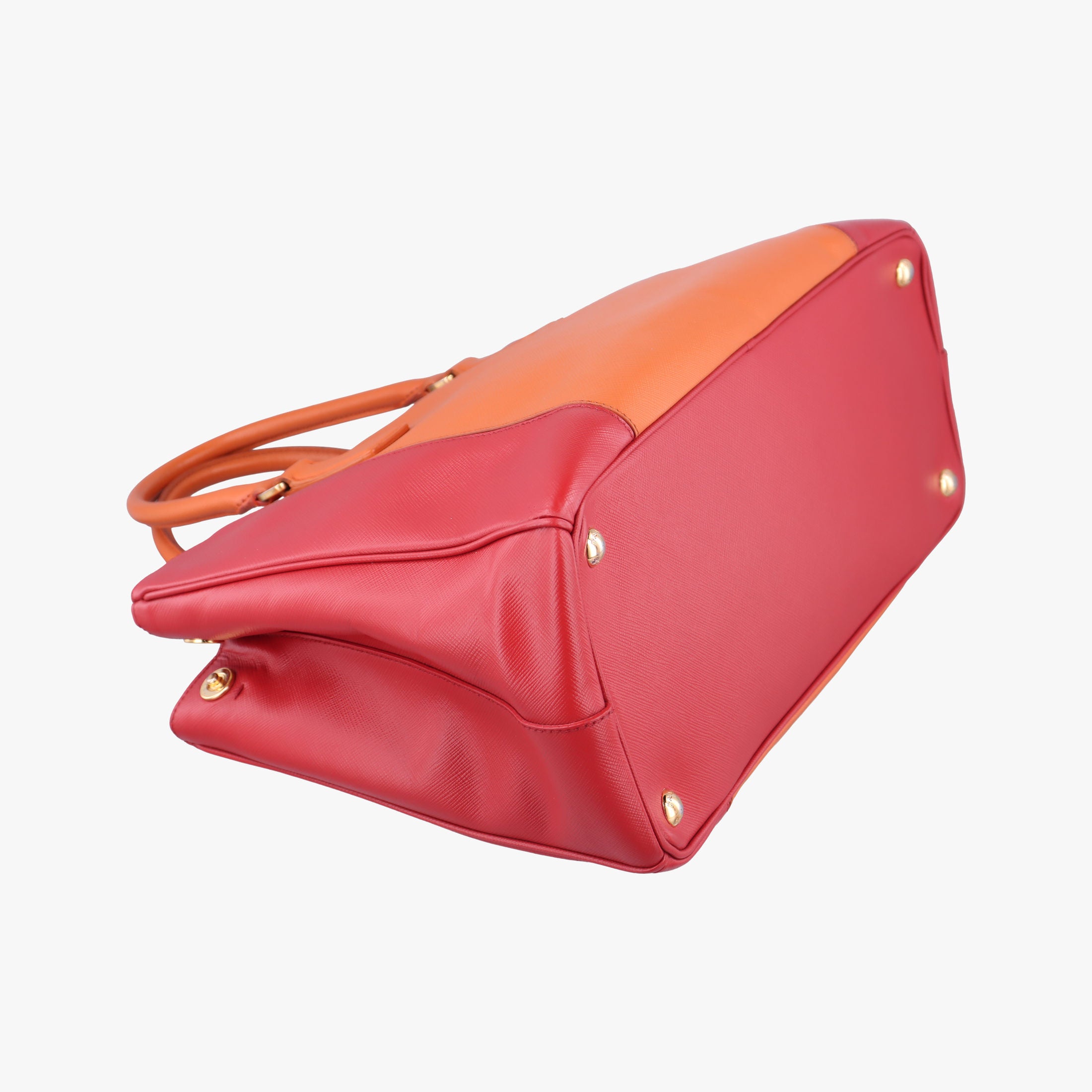 Galleria Orange×red SAFFIANO Leather BN1844 31/Aガレリア オレンジ×レッド サフィアーノレザー BN1844 31/A