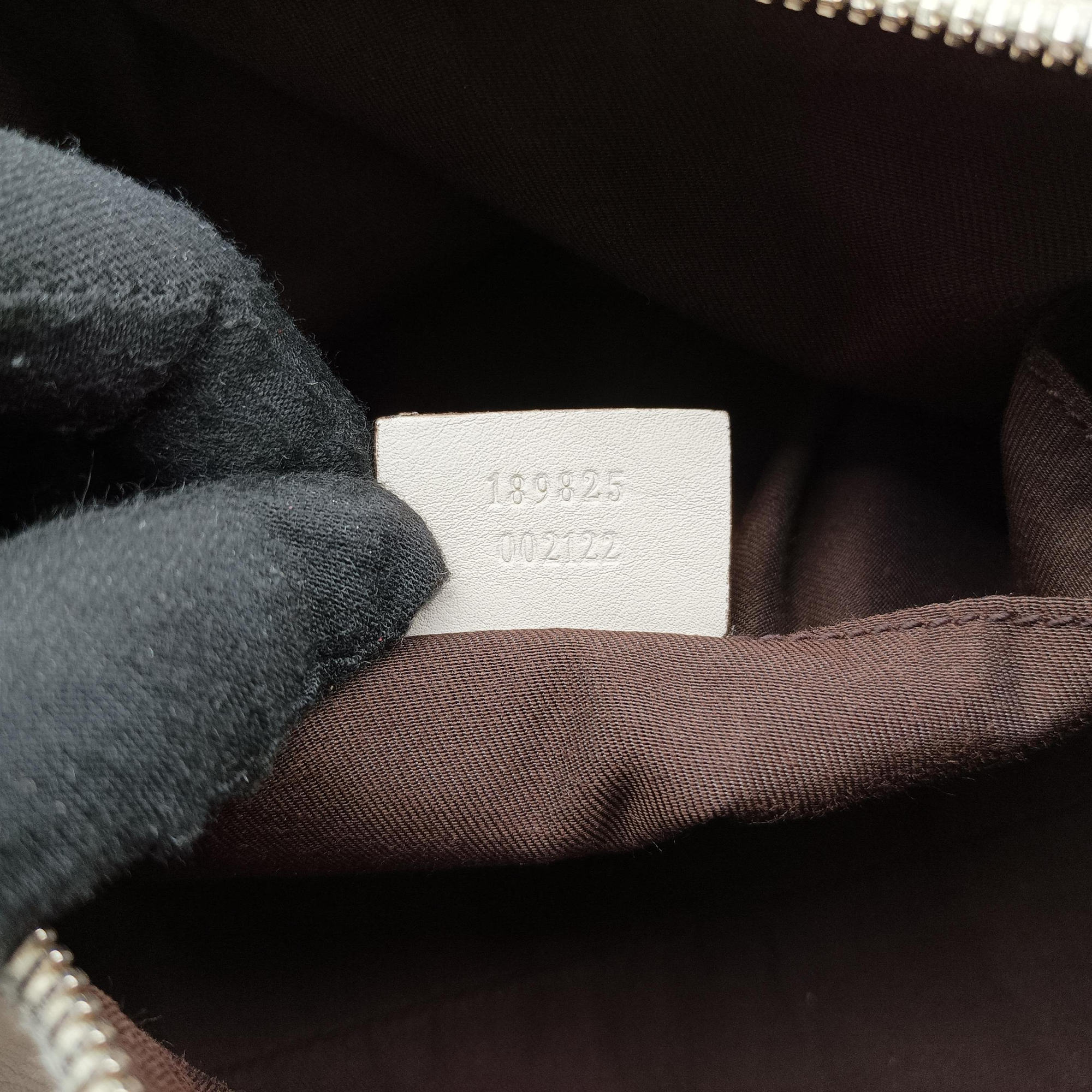GG Pattern Trophy Beige × Ivory Leather×Canvas 189825 D01755150GG柄 トロフィー ベージュ×アイボリー レザー×キャンバス 189825 D01755150