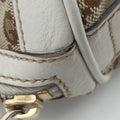 GG Pattern Trophy Beige × Ivory Leather×Canvas 189825 D01755150GG柄 トロフィー ベージュ×アイボリー レザー×キャンバス 189825 D01755150